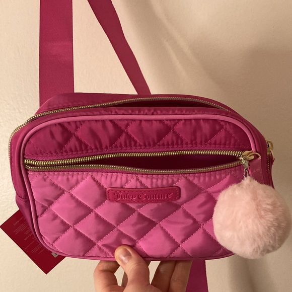 Juicy Couture Pink Quilted Belt Bag - Picture 3 of 6
